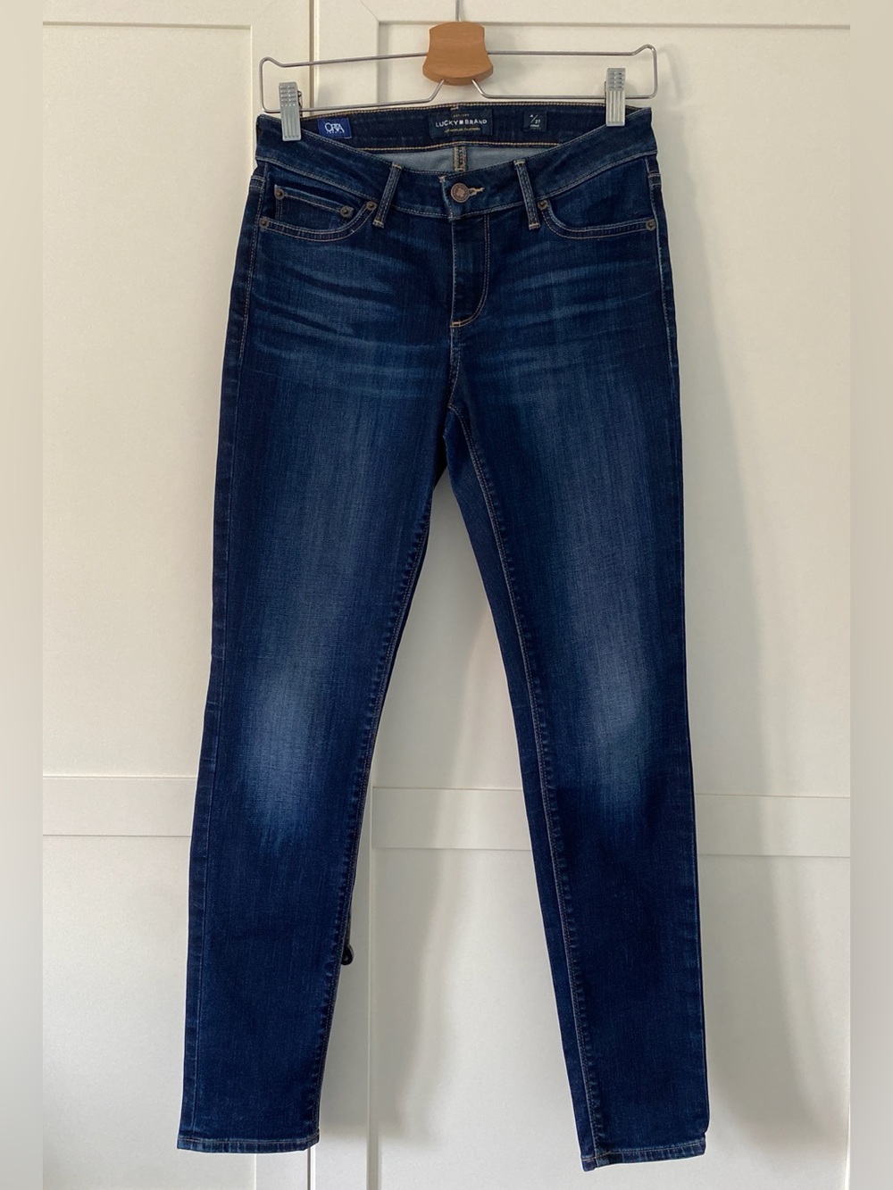 Lucky Brand Dark Blue Lolita Skinny Jeans Orta Premium Denim | Ankle Size 4/27